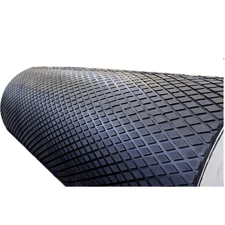 small diamond rubber lagging